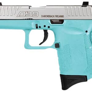 Diamondback DB0200P091 DB9 Gen4 Micro-Compact Frame 9mm Luger 6+1, 3.10" Stainless Steel Barrel, Nickel Boron Serrated Stainless Steel Slide, Mint Polymer Frame & Grip