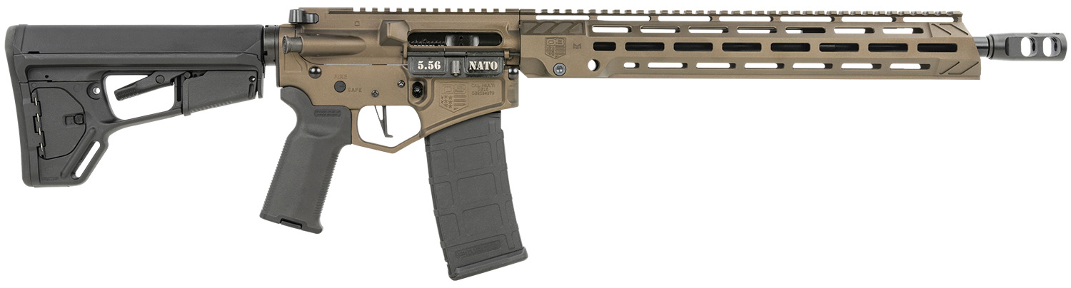 Diamondback DB1758K071 DB15 5.56x45mm NATO 16" 30+1 Midnight Bronze Adjustable Magpul ACS-L Stock Black Magpul MOE-K2+ Grip 15" M-LOK