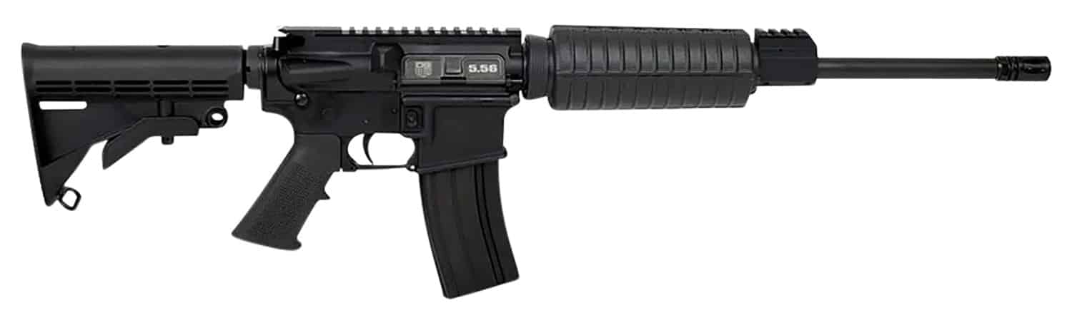 Diamondback DB1717K004 DB15 223 Rem,5.56x45mm NATO 16" 30+1 Black Hard Coat Anodized 6 Position Stock Black A2 Grip