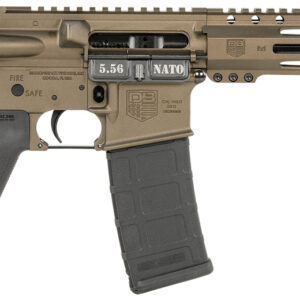 Diamondback DB1915K071 DB15  5.56x45mm NATO 30+1 10" Black Nitride Threaded Barrel, M-LOK Handguard, Midnight Bronze Aluminum Picatinny Rail Receiver, Black Buffer Tube, Black Magpul Grip, Right Hand