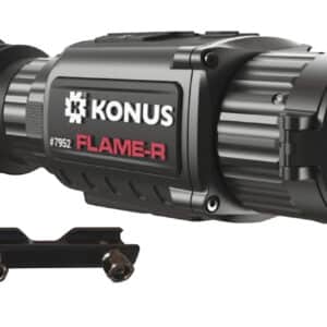 Konus 7952 Flame-R Thermal Rifle Scope Hand Held/Mountable Scope Black 2.5-20x Multi Reticle 256x192 Resolution Zoom Digital 1x/2x/4x/8x