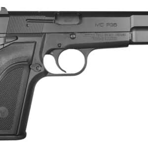 EAA GIRSAN 390450 MC P35 9mm Luger 15+1, 4.87" Black Steel Barrel, Black Serrated Steel Slide, Matte Black Steel Frame Black, Checkered Polymer Grip, Ambidextrous