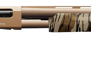 Charles Daly 930315 301  12 Gauge with 24" Barrel, 3" Chamber, 4+1 Capacity, Flat Dark Earth Metal Finish & Mossy Oak Bottomland Synthetic Stock Right Hand (Full Size)
