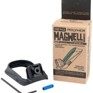 Strike Industries G3MAGWELL19 Flared Magwell Black Polymer for Gen 3 Glock 19 & 23