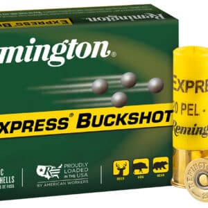 Remington Ammunition 26877 Express Buckshot 20Gauge 2.75" 3Buck Shot 15 Per Box/5 Case
