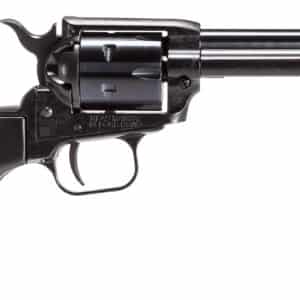 Heritage Mfg RR22B4-BBK Rough Rider 22 LR 6 Shot 4.75" Black Oxide Alloy Steel Barrel, Black Zinc Alloy Frame, Black Oxide Cylinder, Black Laminate Wood Grip
