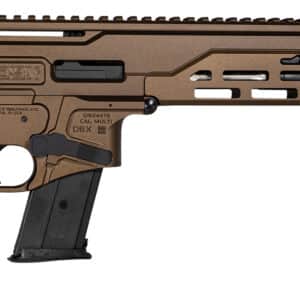Diamondback DB1614L071 DBX 5.7x28mm 20+1 8" Stainless Threaded Barrel, M-LOK Handguard, Midnight Bronze Cerakote Aluminum Picatinny Rail Receiver, Black Magpul K Grip