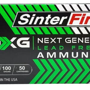 SinterFire Inc SF9100NXG Next Generation (NXG) 9mmLuger 100gr Lead Free Ball 50 Per Box/20 Case
