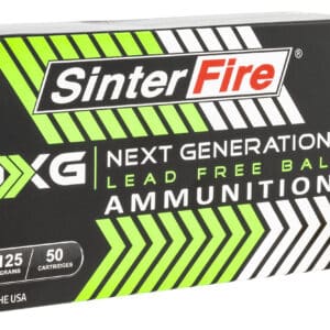 SinterFire Inc SF10125NXG Next Generation (NXG) 10mmAuto 125gr Lead Free Ball 50 Per Box/20 Case