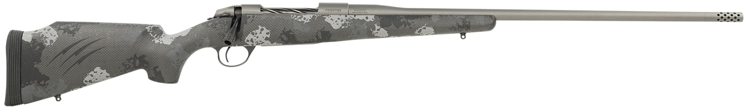 Fierce Firearms FSF7RM24TP Fury Full Size 7mm Rem Mag 3+1 24" Stainless Match Grade Barrel, Gray Cerakote Steel Drilled & Tapped Receiver, Phantom Camo Fixed Synthetic Stock, Right Hand