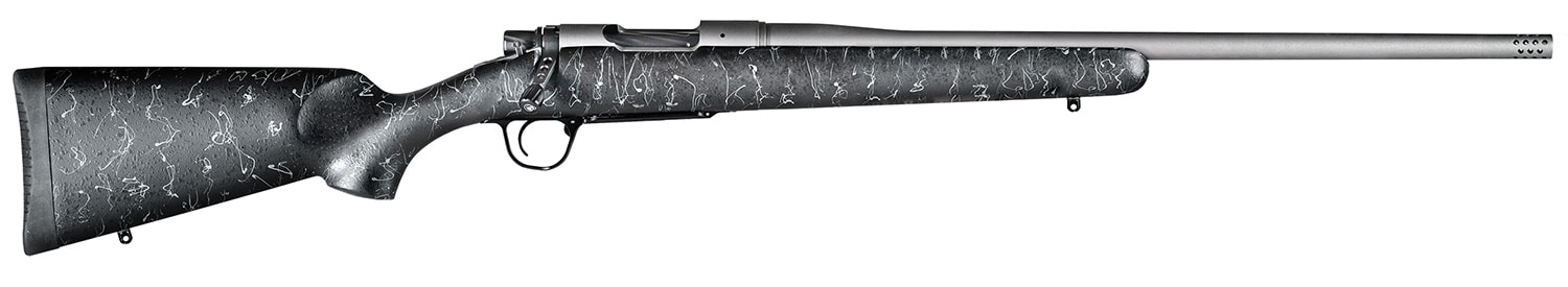 Christensen Arms 8010200200 Mesa Long Range 308 Win 4+1 24" Threaded Barrel, Tungsten Gray Cerakote, Black with Gray Webbing Stock