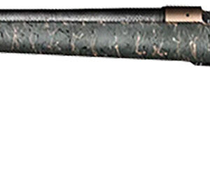 Christensen Arms 8010603800 Ridgeline 7mm-08 Rem 4+1 24" Carbon Fiber/Threaded Barrel, Burnt Bronze Cerakote, Green with Black/Tan Webbing Stock, Left Hand