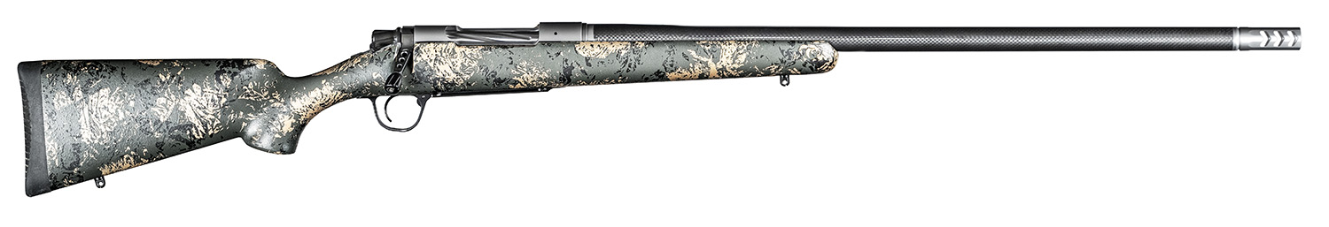 Christensen Arms 8010613600 Ridgeline FFT 6.5-284 Norma 4+1 22" Carbon Fiber/Threaded Barrel, Stainless Steel, Green with Black/Tan Accents Stock