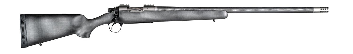 Christensen Arms CA10268H14235 Summit TI Full Size 6.5 Creedmoor 4+1, 24" Natural Titanium Steel Threaded Barrel, Natural Titanium Aluminum Receiver, Natural Carbon Fiber Fixed Sporter Stock