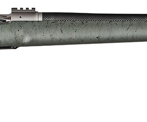 Christensen Arms CA10269315322 Summit TI Full Size 7mm Rem Mag 3+1, 26" Natural Titanium Steel Threaded Barrel, Natural Titanium Aluminum Receiver, Green w/Black Webbing Fixed Thumbhole Stock