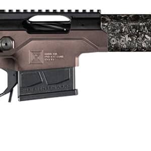 Christensen Arms 8010300800 Modern Precision 308 Win 16" Threaded Carbon Fiber Barrel 5+1, Black Nitride Finish, Desert Brown Anodized Folding Stock, Polymer Grip