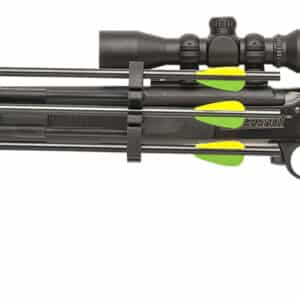 Traditions CRX6220060 Crackshot XBR Package 22 Cal 1rd 16.50" 20" Blued Steel Barrel & Receiver, Black Synthetic Stock, 4x32 Scope, Three Firebolt Arrows