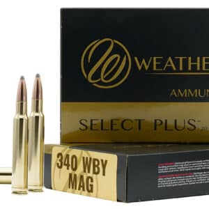 Weatherby H340225IL Select Plus 340 Wthby Mag 225 gr Hornady Interlock 20 Per Box/ 10 Case
