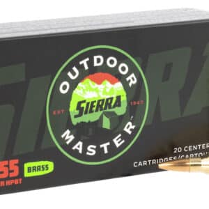 Sierra A937532 Outdoor Master 223Rem 5gr Hollow Point Boat Tail 20 Per Box/10 Case