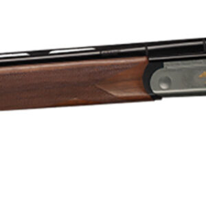 Bettinsoli USA BOSL122822 Omega S Lite 12 Gauge Break Open 3" 2rd 28" Blued 28" Vent Rib Barrel Stainless Engraved Stainless Receiver Walnut Wood Fixed Stock Ambidextrous Hand