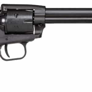 Heritage Mfg SRR22BS6PG Rough Rider  22 LR 6 Shot, 6.50" Black Satin Steel Barrel, Frame & Cylinder, Black Star Polymer Grip, Manual Thumb Safety, Exposed Hammer