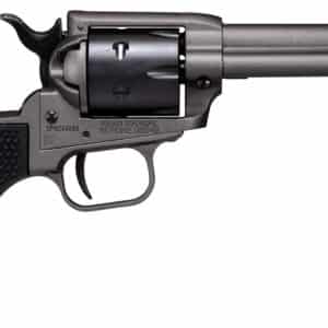Heritage Mfg SRR22C4 Rough Rider  22 LR 6rd 4.75", Tungsten Gray Frame & Barrel, Black Satin Cylinder, Black Polymer Grips