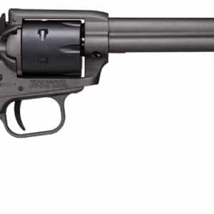 Heritage Mfg SRR22C6 Rough Rider  22 LR 6 Shot, 6.50" Tungsten Gray Cerakote Steel Barrel, Frame, Black Satin Cylinder, Black Polymer Grip, Hammer/Thumb Safety, Exposed Hammer