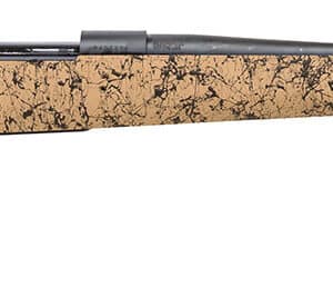 Howa HHS43334 M1500 HS Precision 300 Win Mag 3+1 24" Blued Threaded Barrel/Rec, Tan with Black Webbed HS Precision Stock