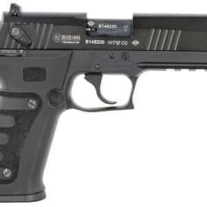 Mauser Rimfire 4010101 M20 22 LR 10+1 4" Black Steel Barrel, Black Serrated Slide, Black Aluminum Frame w/Picatinny Rail, Black Molded Grip, Ambidextrous