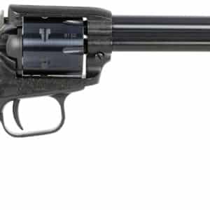 Heritage Mfg RR22B6PG Rough Rider 22 LR 6 Shot, 6.50" Black Steel Barrel, Black Zinc Alloy Frame, Black Cylinder, Black Polymer Grip, Hammer/Thumb Safety, Exposed Hammer