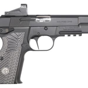 Girsan 390466 MCP35 OPS 9mm Luger 4.87" 15+1, Black, Serrated Blued Slide, Black & Gray Checkered Grip, Far-Dot Red Dot