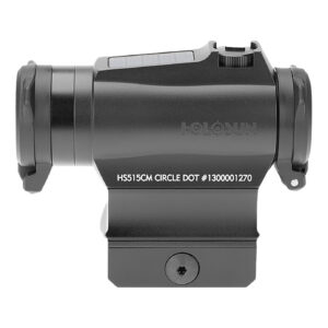 Holosun HS515CM 515 Black Anodized 1 x 20 mm 2 MOA Red Dot/65 MOA Circle Multi Reticle