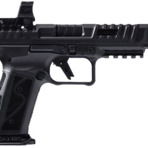 Canik HG7607N SFx Rival-S Full Size Frame 9mm Luger 18+1, 5" Black Steel Barrel, Dark Side Optic Ready/Serrated w/Ports Steel Slide, Steel Frame w/Picatinny Rail, MeCanik MO2 Red Dot, Ambidextrous