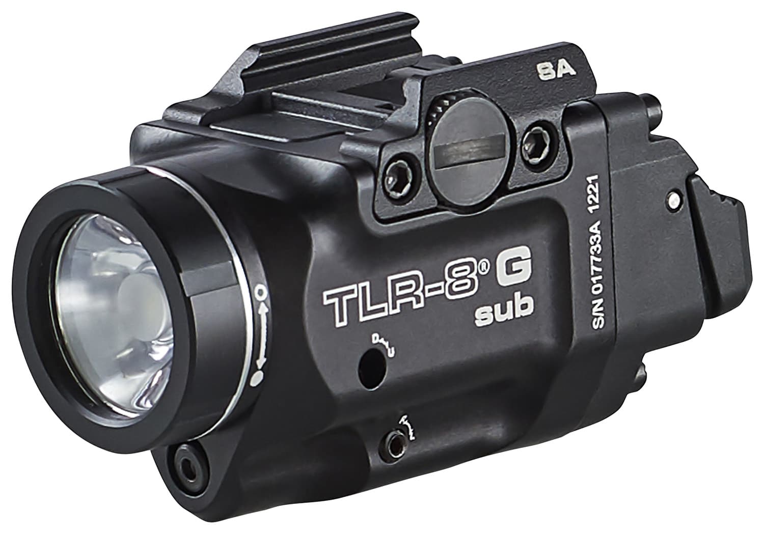Streamlight 69439 TRL-8 G Sub Gun Light with Green Laser Black Anodized 500 Lumens White LED Springfield Armory Hellcat