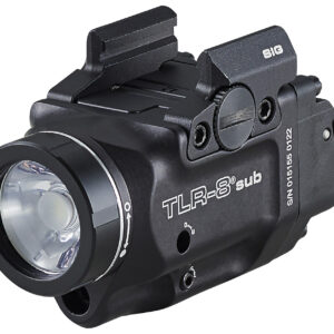 Streamlight 69417 TLR-8 Sub Gun Light with Red Laser Black Anodized 500 Lumens White LED Sig Sauer P365