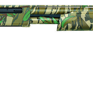 Mossberg 50107 500 Turkey Full Size 410 Gauge Pump 3" 5+1 24" Mossy Oak Greenleaf Vent Rib Barrel, Mossy Oak Greenleaf Optic Ready Receiver, Fixed Mossy Oak Greenleaf Synthetic Stock, Right Hand