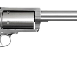 Magnum Research BFR350L7 BFR 350 Legend 6 Shot 7.50" Brushed Stainless Steel Barrel, Stainless Cylinder, Brushed Stainless Steel Frame, Black Rubber Grips, Exposed Hammer