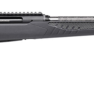 Savage Arms 57897 Impulse Mountain Hunter 6.5 PRC 2+1 24" Carbon Fiber Threaded Barrel Black Aluminum Receiver w/Picatinny Rail, Gray AccuStock Synthetic Stock, Ambidextrous