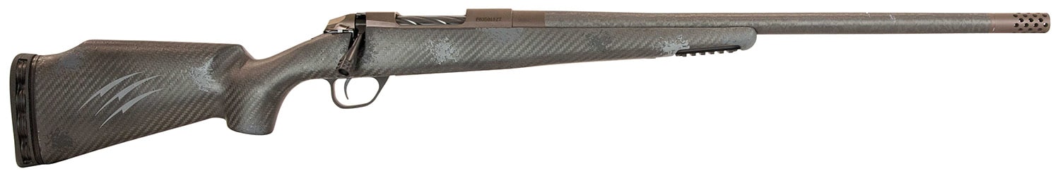 Fierce Firearms FCRG7PRC24TP Carbon Rage Full Size 7mm PRC 3+1 24" Black C3 Carbon Fiber Barrel, Tungsten Gray Cerakote Steel Receiver, Phantom Camo Stock, Right Hand
