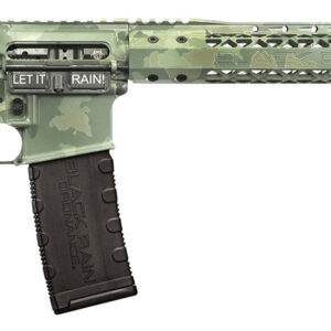 Black Rain Ordnance  Spec15  5.56x45mm NATO 16" 30+1, Jungle Camo Cerakote, Black MFT Minimalist Stock & Grip