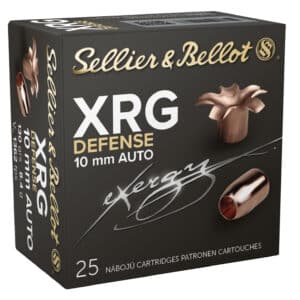 Sellier & Bellot SB10XA XRG Defense 10mmAuto 130gr Solid Copper Hollow Point 25 Per Box/40 Case