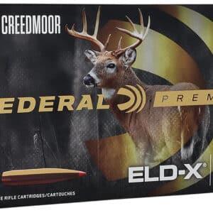 Federal P65CRDELDX1 Premium ELD-X 6.5Creedmoor 143gr 20 Per Box/10 Case