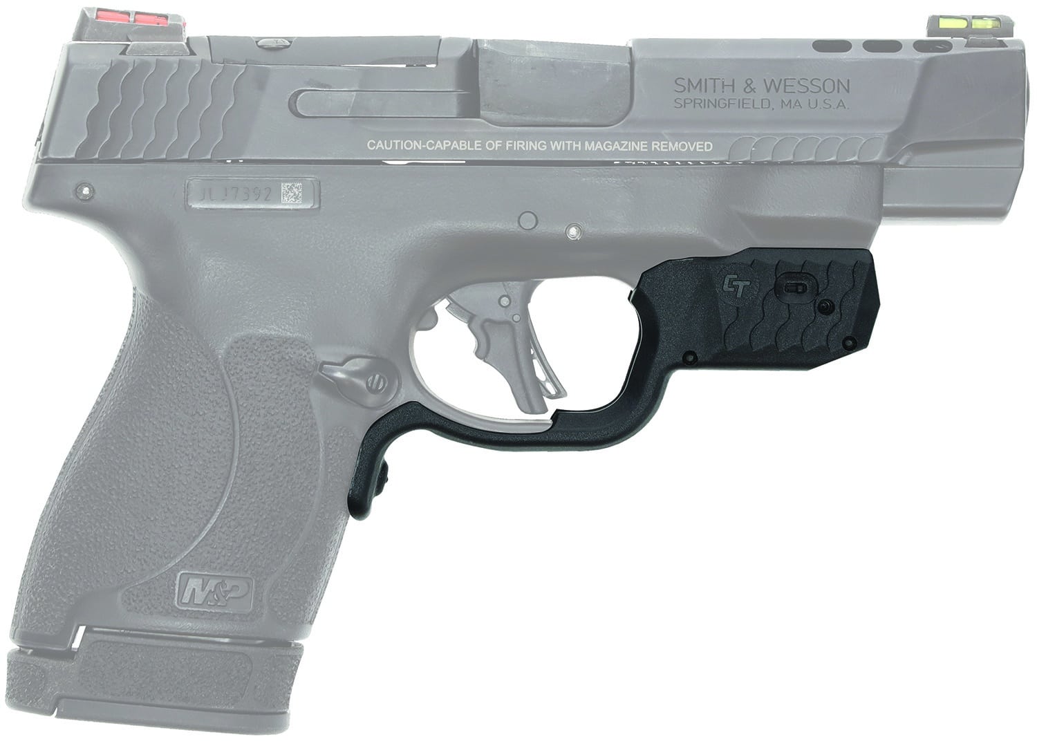 Crimson Trace 013000053 Laserguard Plus S&W M&P Shield Plus, Green Laser/White Light