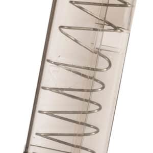 ETS Group SMKGLK439 Pistol Mags  9rd Extended 9mm Luger Compatible w/ Glock 43 Smoke Polymer