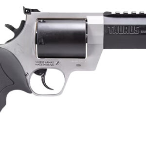 Taurus 2500055RH Raging Hunter Large Frame 500 S&W Mag 5rd 5.12" Matte Black Ported/Target Crown Barrel, Matte Black Oxide Cylinder, Matte Stainless Stainless Steel Frame, Black Rubber Grip