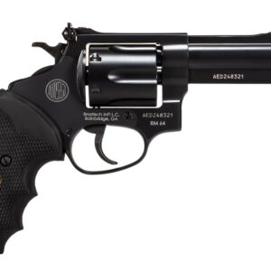 Rossi 2RM641 RM64 Medium Frame 357 Mag 6 Shot, 4" Black Steel Barrel, Cylinder & Frame, Black Textured Rubber Grip, Hammer Block Safety