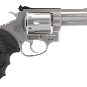 Rossi 2RM649 RM64 357 Mag 6 Shot 4" Matte Stainless Steel Barrel, Cylinder & Frame Textured Black Rubber Grip
