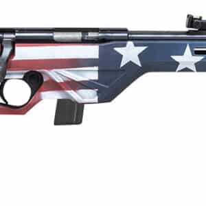 Citadel CIT22LRBLTUSA Trakr 22 LR 10+1 18" Blued Steel Barrel & Receiver, American Flag Synthetic Stock
