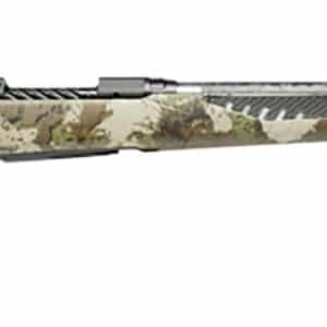 Savage Arms 58019 110 UltraLite 28 Nosler 2+1 22" Threaded Carbon Fiber Wrapped Barrel, Black Melonite Rec, Woodland Camo AccuStock with AccuFit