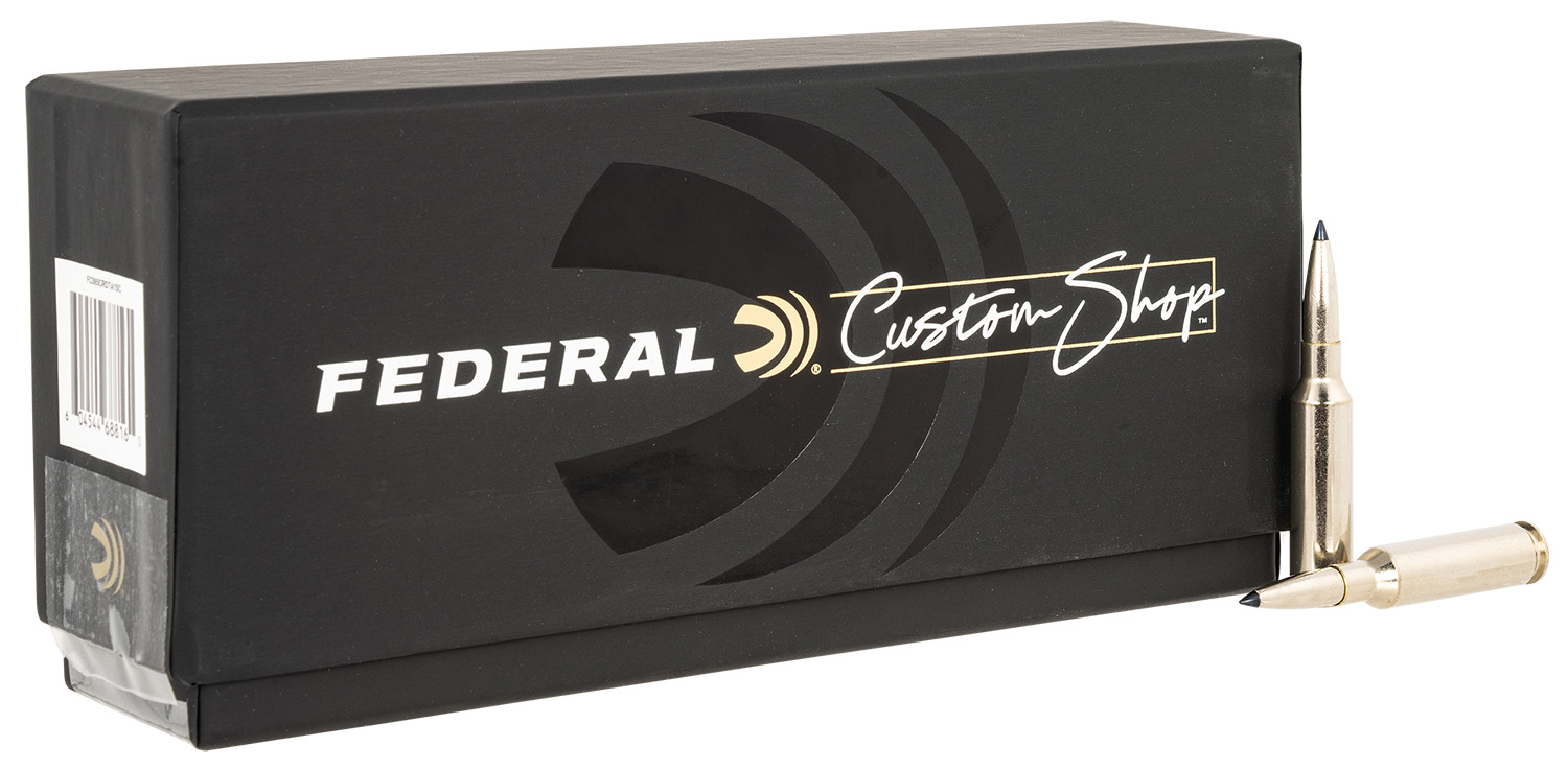 Federal FCS65CRDTA1SC Custom Rifle Ammo Custom Shop 6.5Creedmoor 130gr Terminal Ascent 20/Box